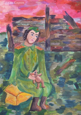 Никто солдата не встречал... - Вихарева Софья, 11 лет.JPG